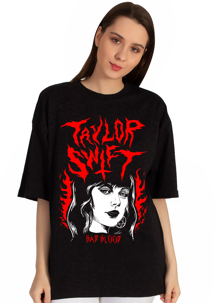 Bad Blood Women Oversized T-Shirt | Shop Now | Pronk