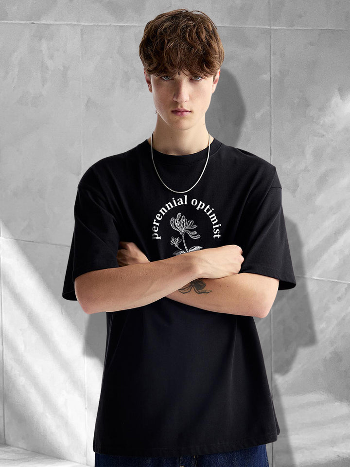 True Nature Men Oversized Printed T-Shirt