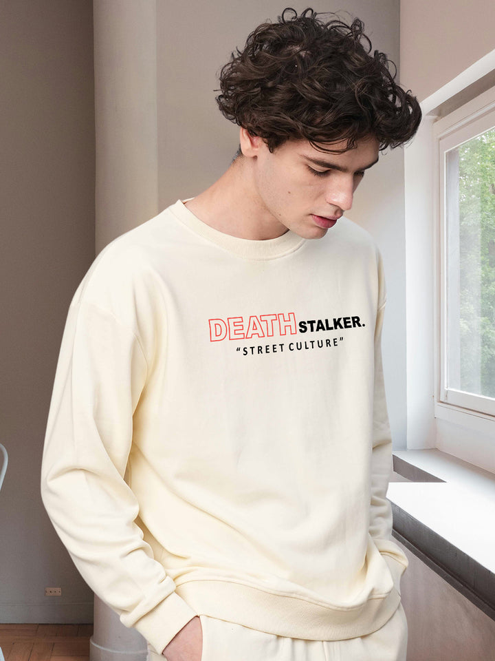 Deathstalker Men Drop Shoulder Premium Terry Sweatshirt