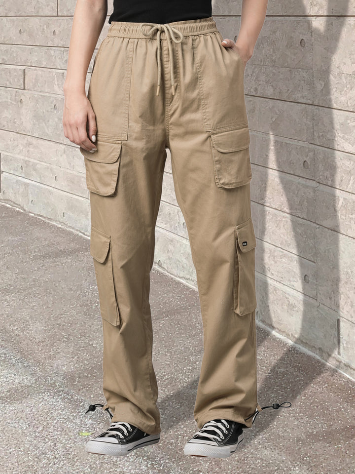 Women Utility Cargo - Khaki