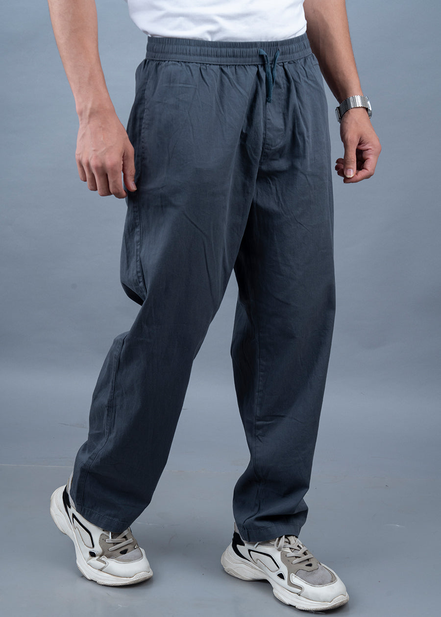 Cotton Pants For Men - Grey