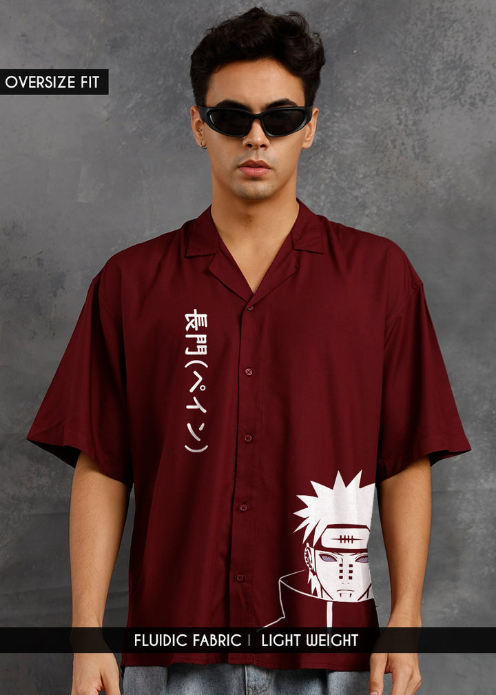 Pain Akatsuki Mens Fluidic Oversized Shirt