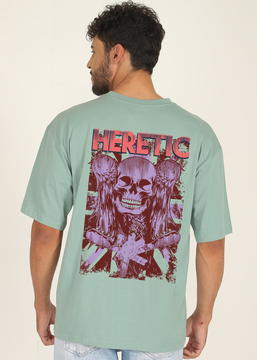 Heretic Oversized Printed T-Shirt