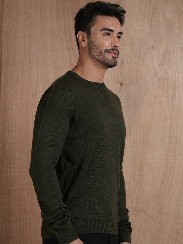 Evergreen Warmth Knitted Pullover