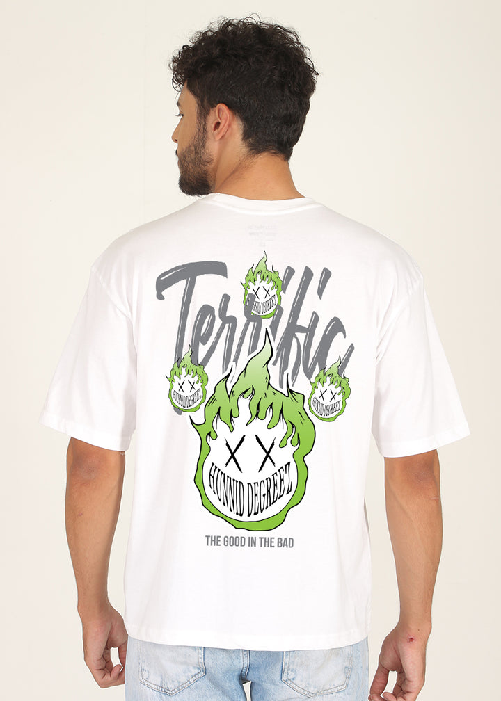 Madball Men Oversized Printed T-Shirt