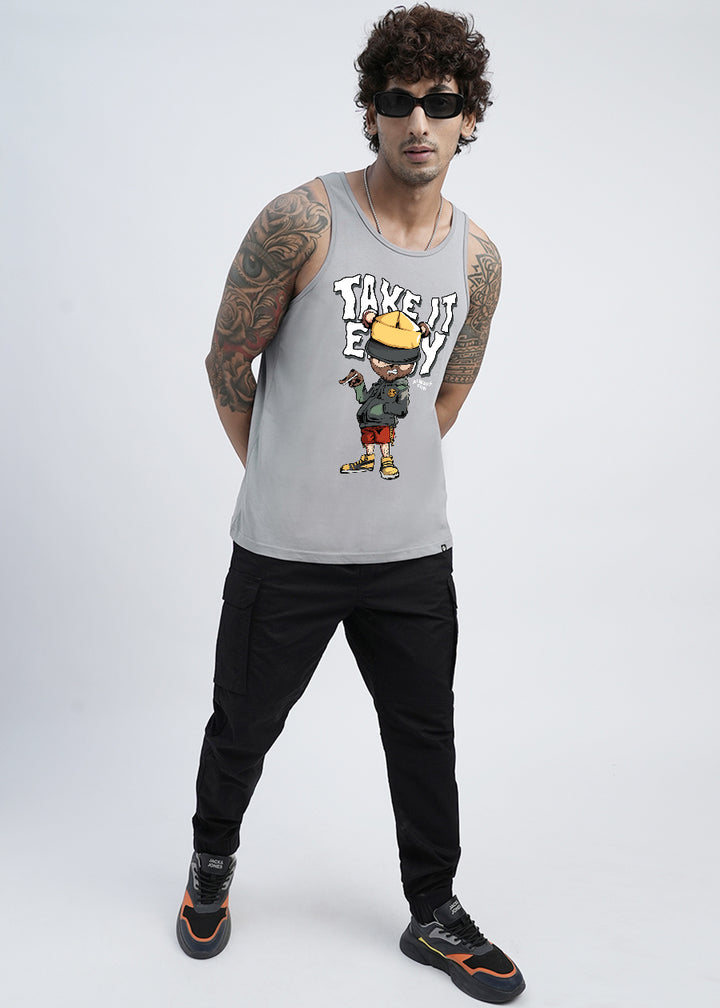 Chill Dude Mens Printed Vest