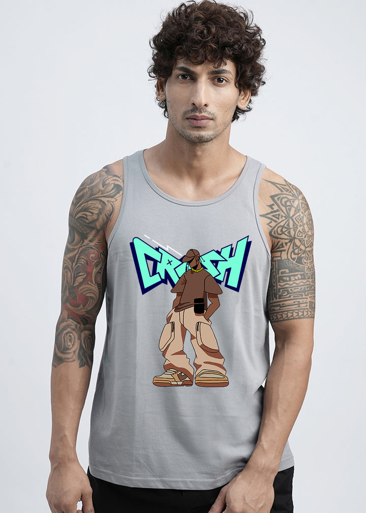 Crash Mens Printed Vest