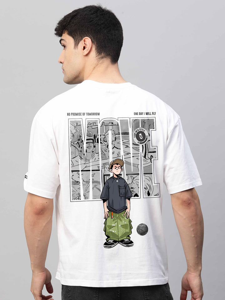 Street Vision Men Oversized Printed T-Shirt