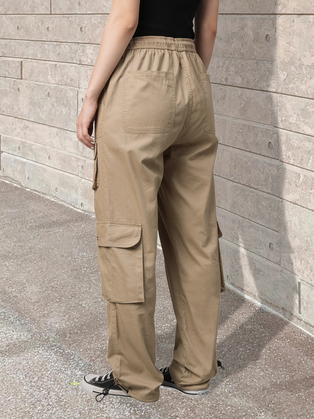 Women Utility Cargo - Khaki