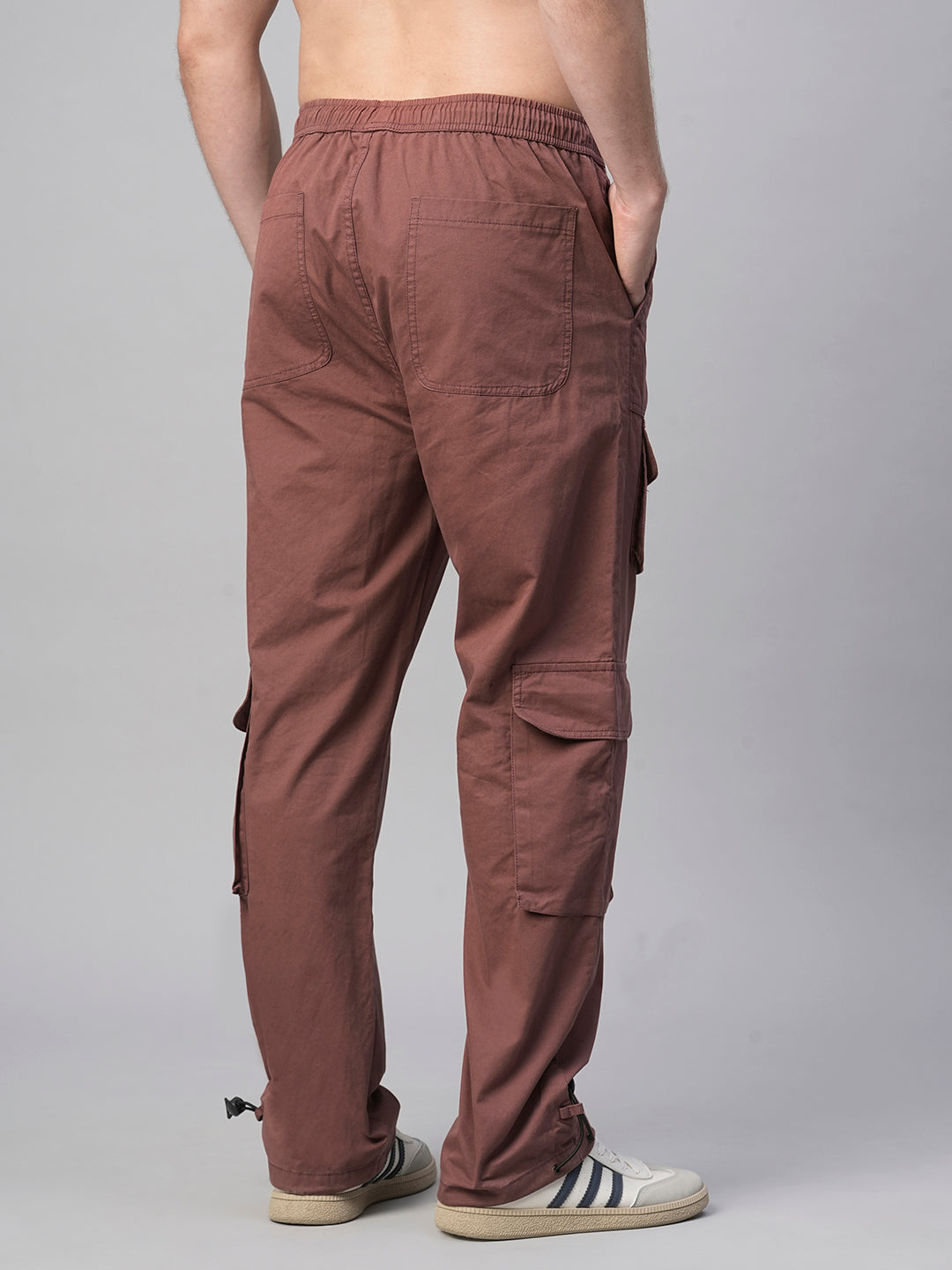 Men Utility Cargo - Maroon