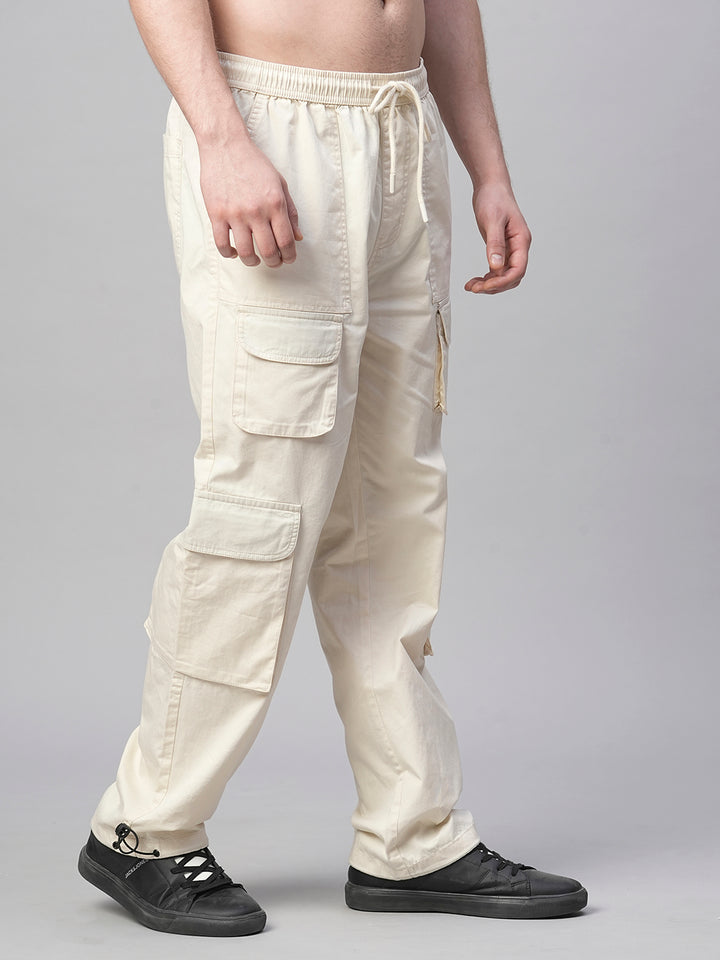 Men Utility Cargo - Off White