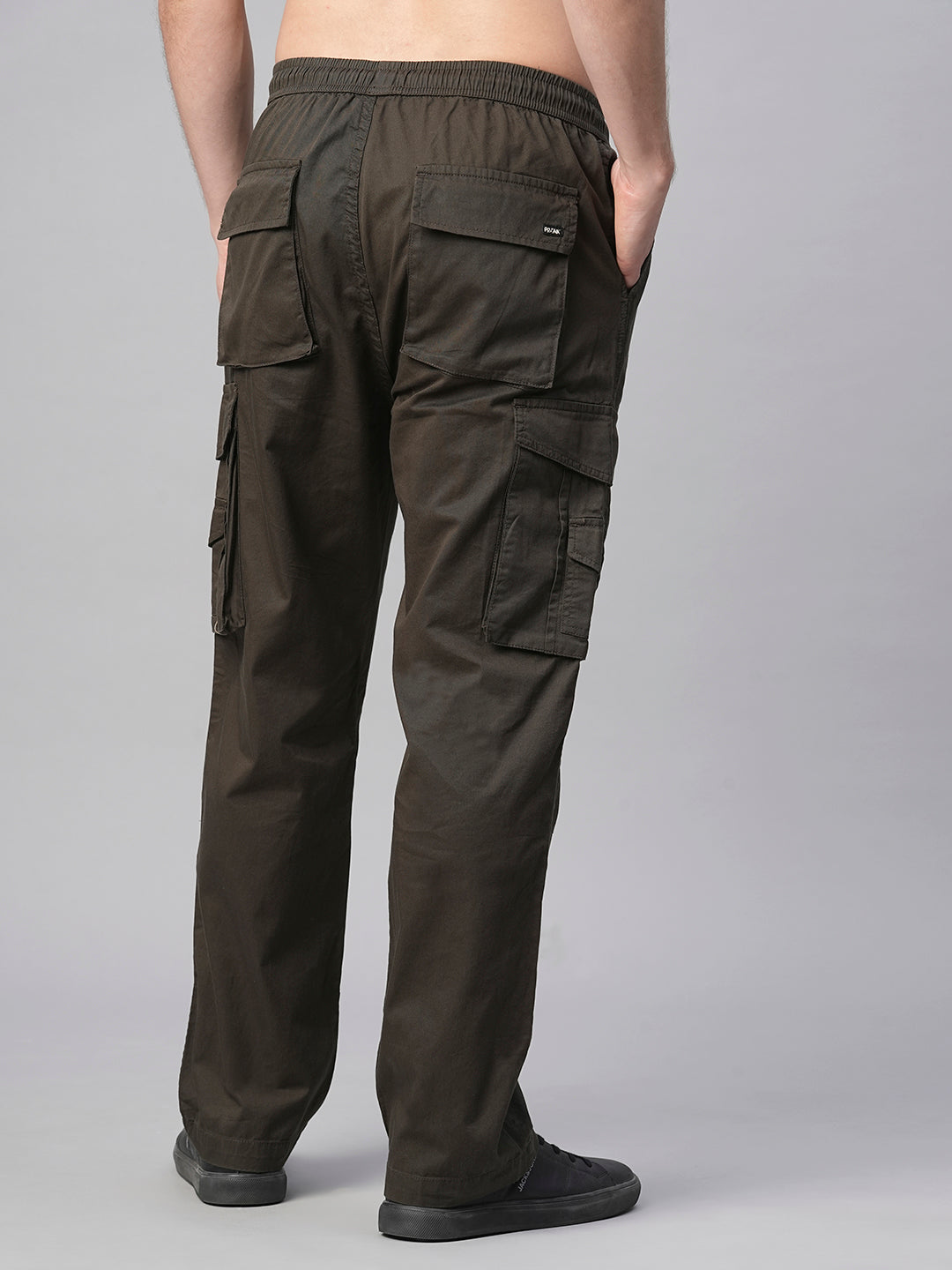 Men Utility Cargo - Olive Green