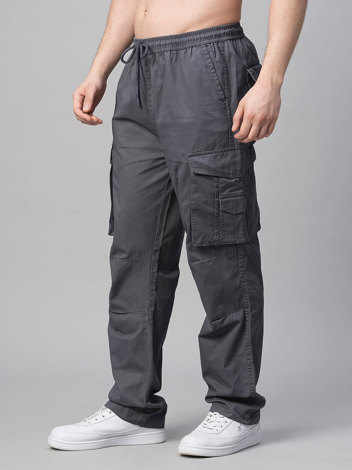 Men Utility Cargo - Grey