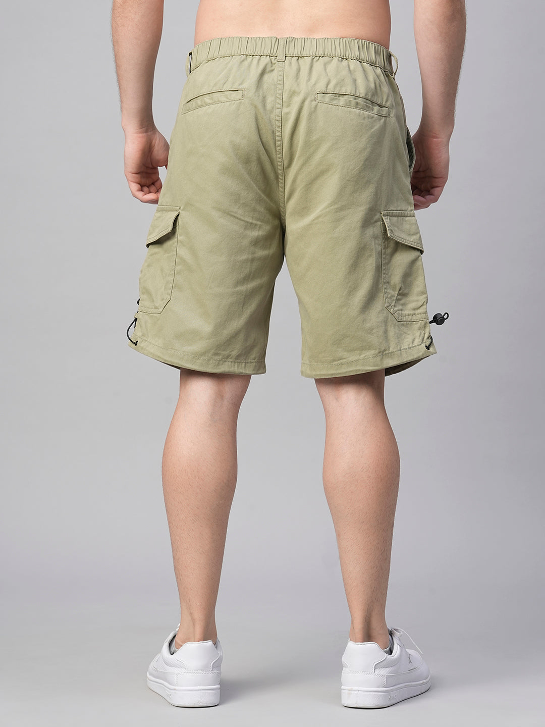 Mens Woven Shorts - Olive Green