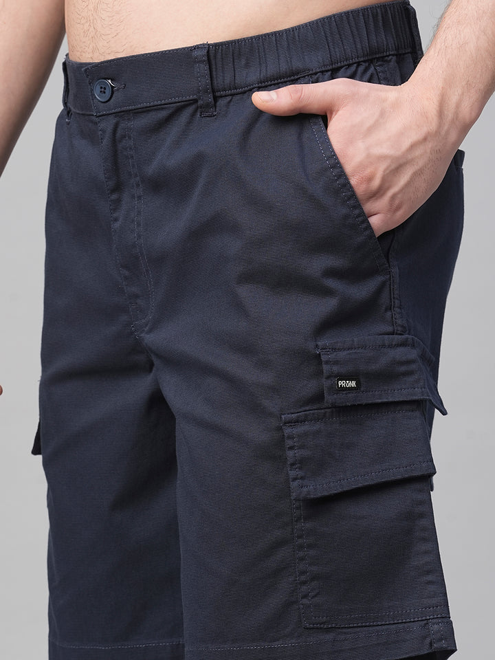 Mens Woven Shorts - Navy Blue