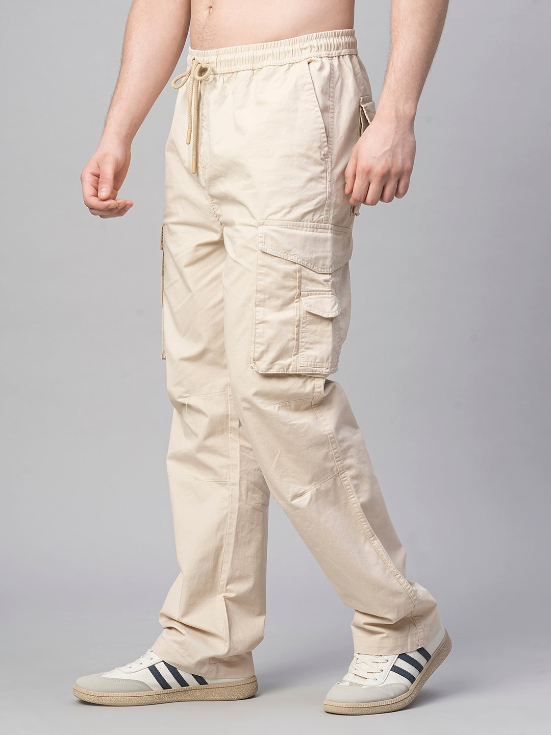 Men Utility Cargo - Beige