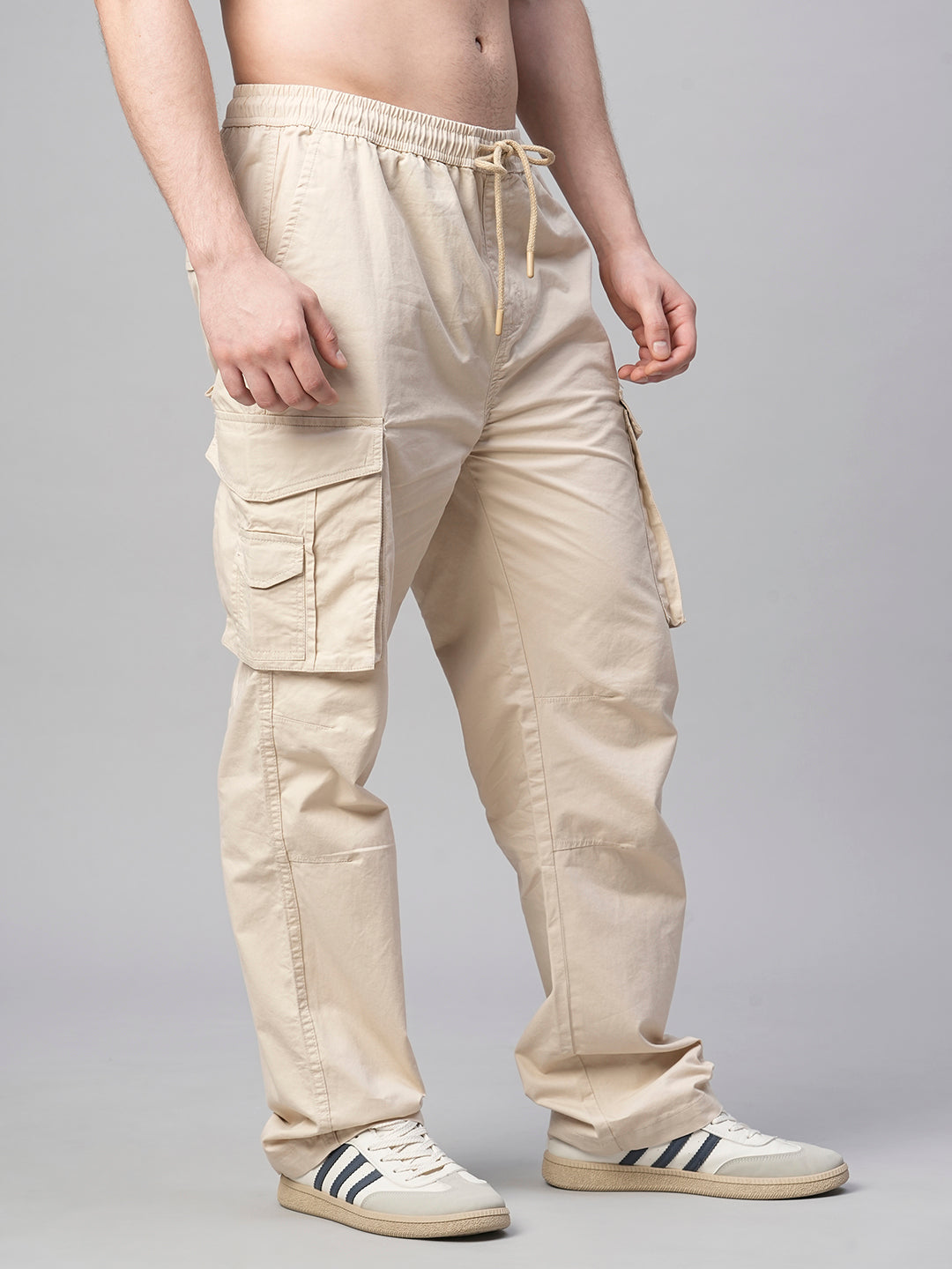 Men Utility Cargo - Beige