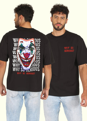 Joker Men Oversized Printed T-Shirt