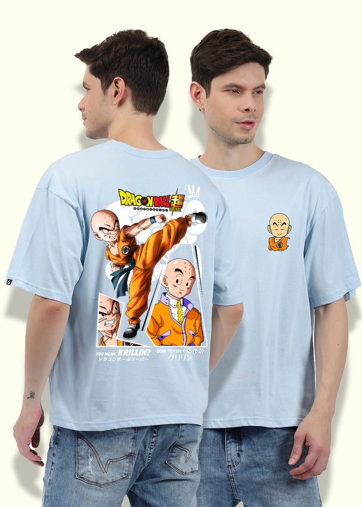 Krillin Men Oversized Printed T-Shirt
