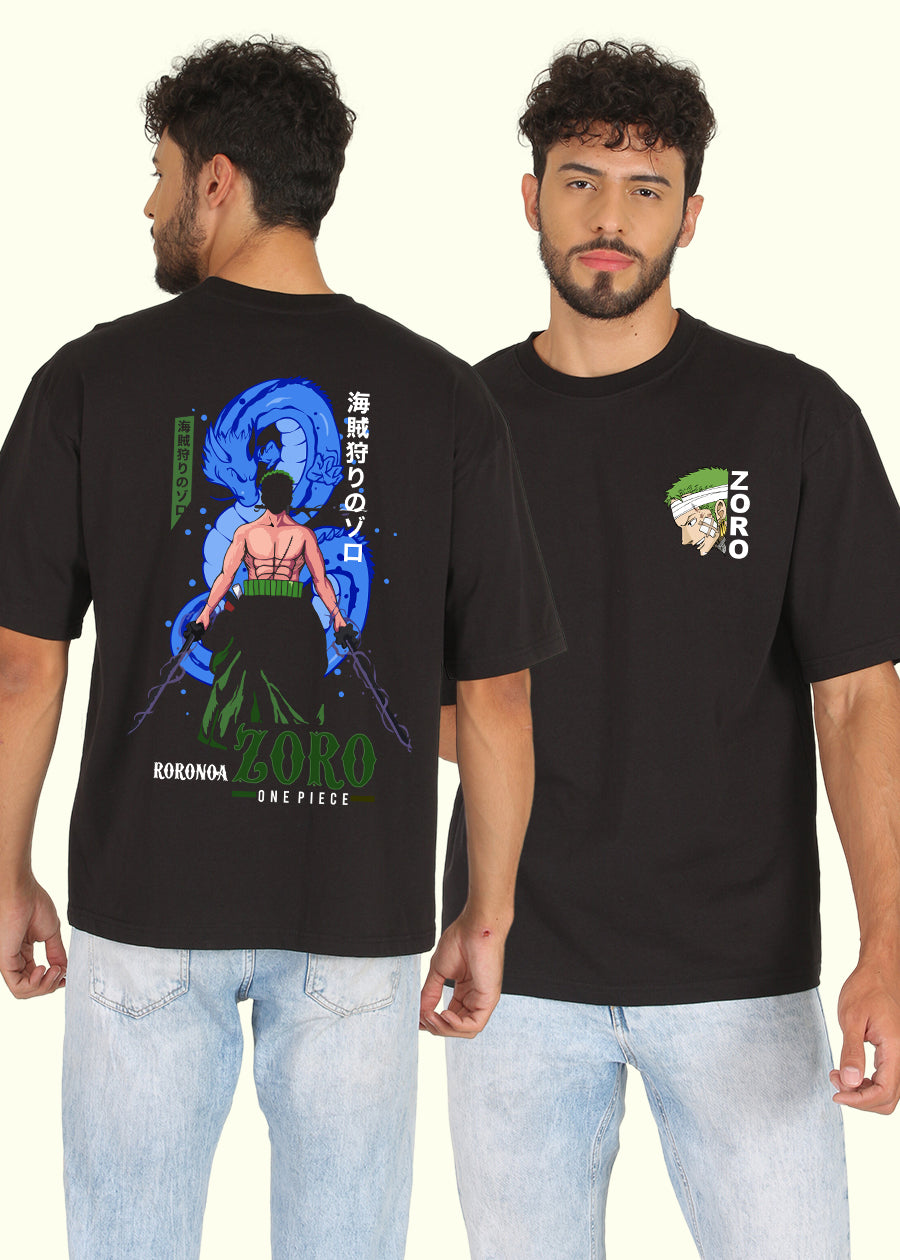 Zoro Men Oversized Printed T-Shirt
