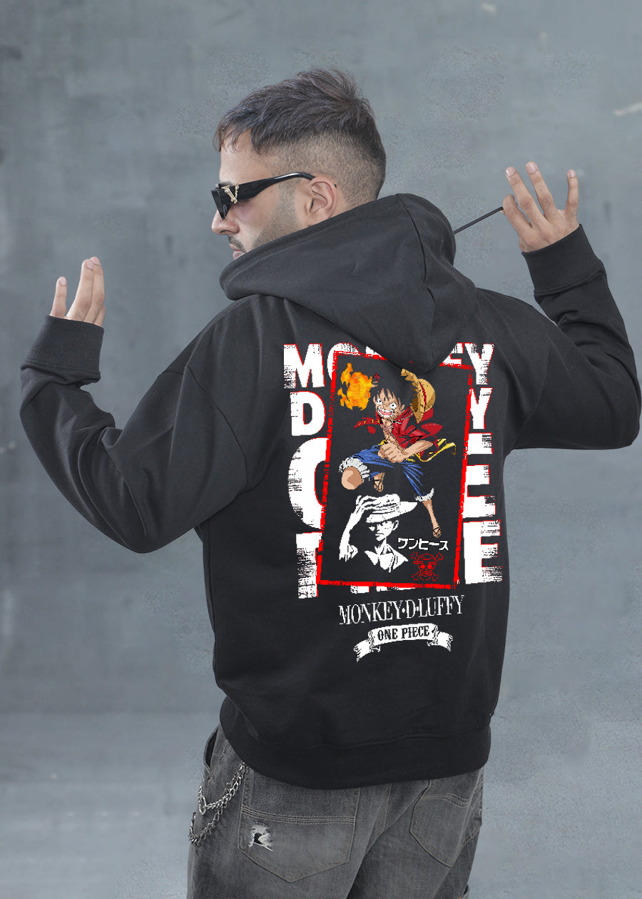 One Piece Men Drop Shoulder Premium Terry Hoodie