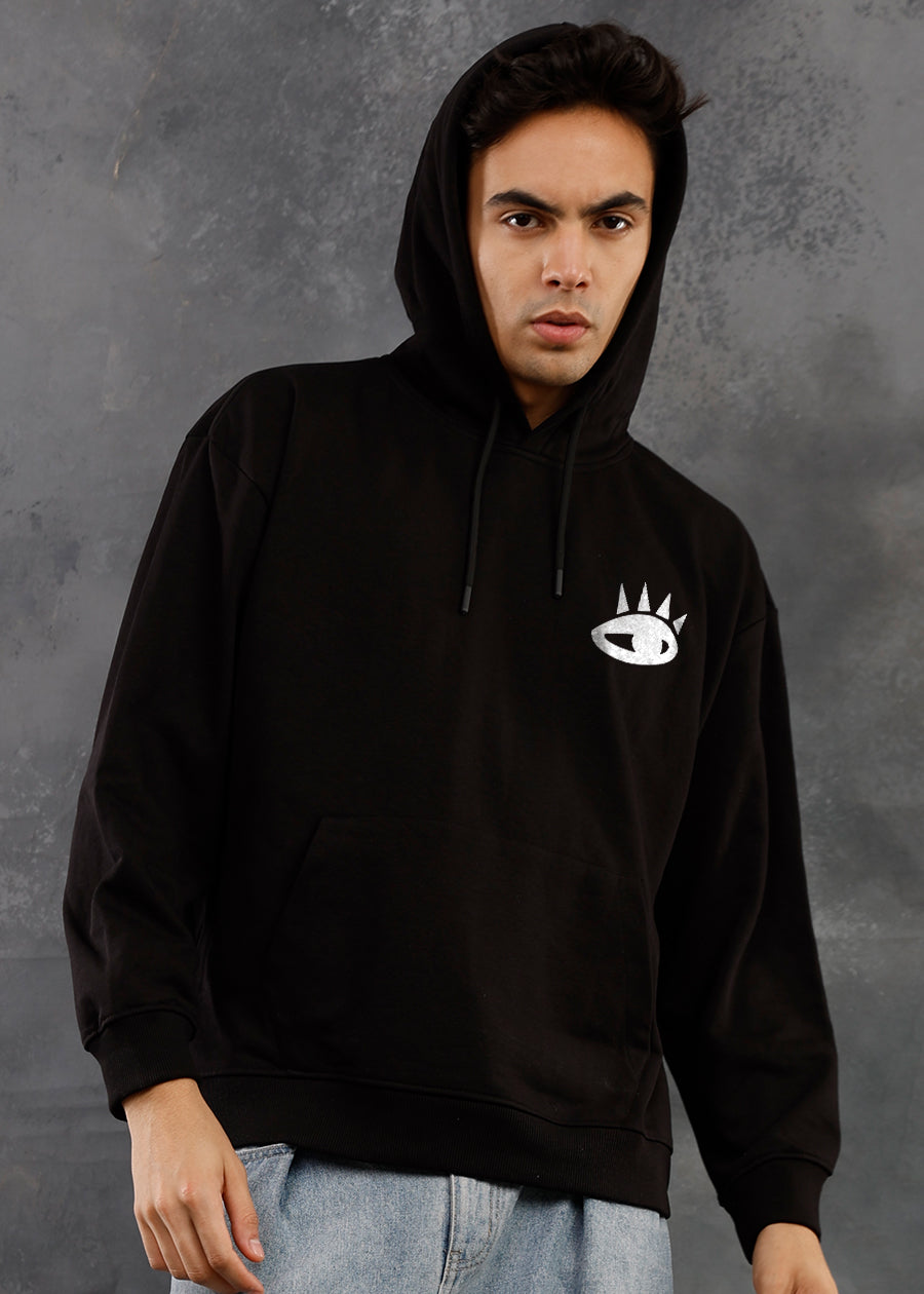 Mr. Eye Men Drop Shoulder Premium Terry Hoodie