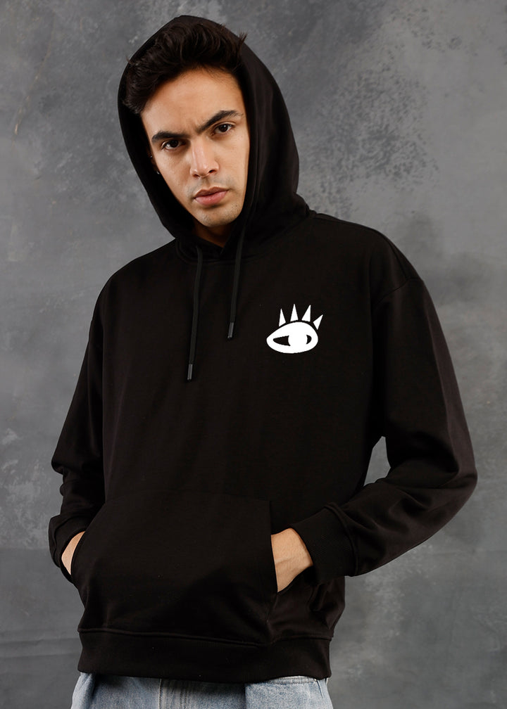 Mr. Eye Men Drop Shoulder Premium Terry Hoodie