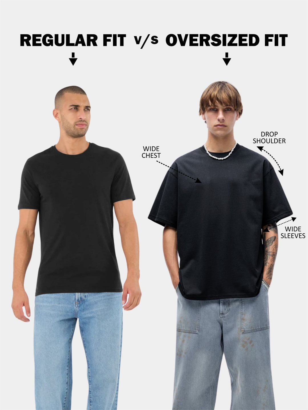 Cargo T-Shirt For Men - Ash Grey