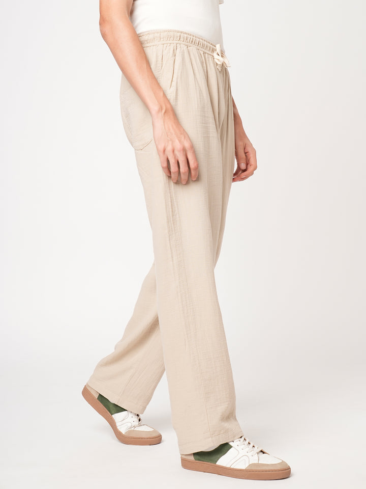 Lounge pant for men solid - Beige