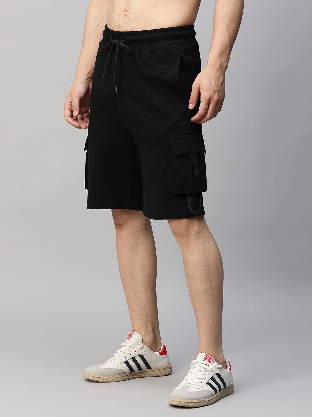 Mens Cargo Shorts - Black