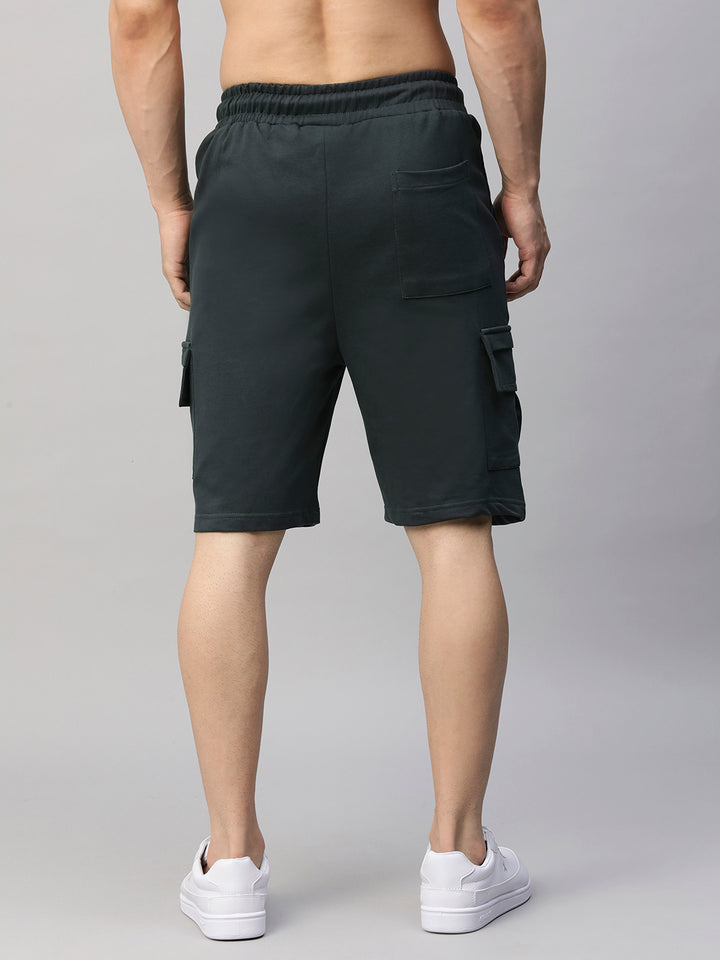 Mens Cargo Shorts - Dark Grey