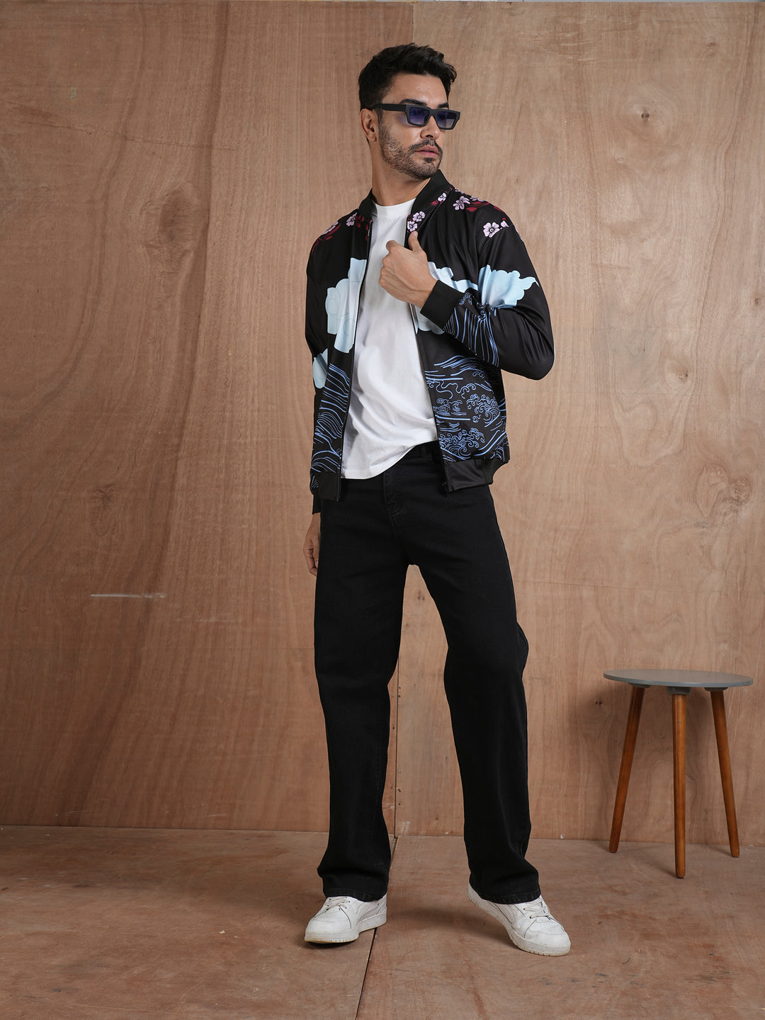 Men Graphic Printed Bomber Jacket