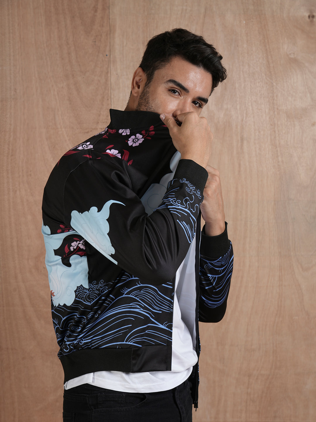 Men Graphic Printed Bomber Jacket