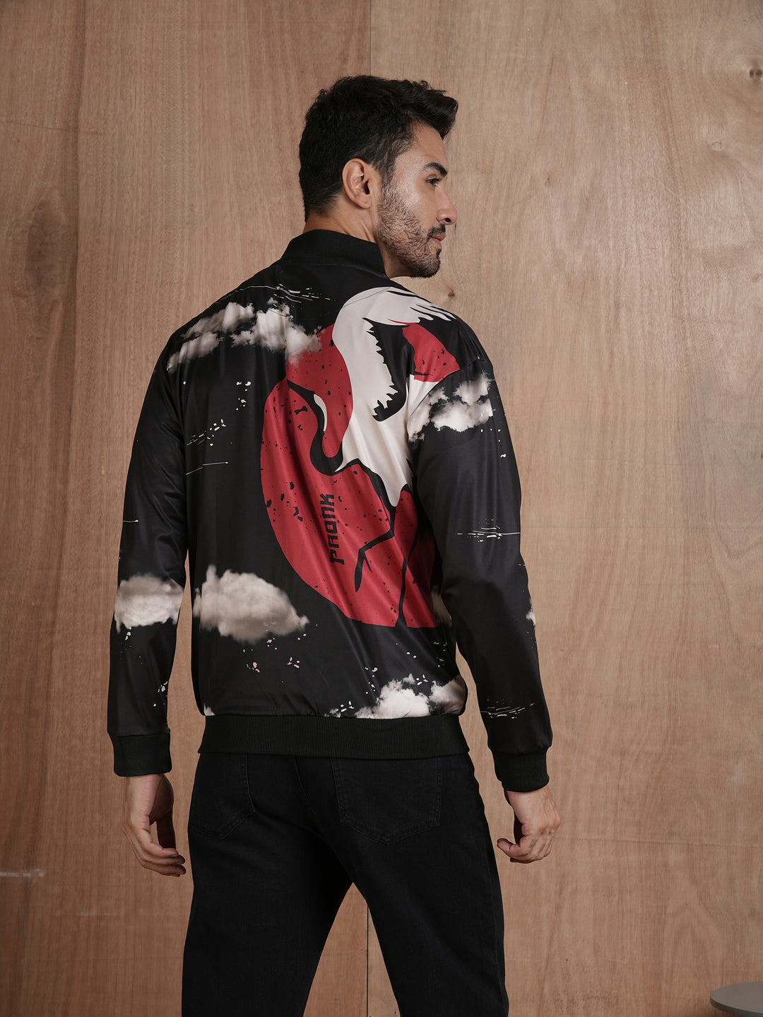 Men Graphic Printed Bomber Jacket