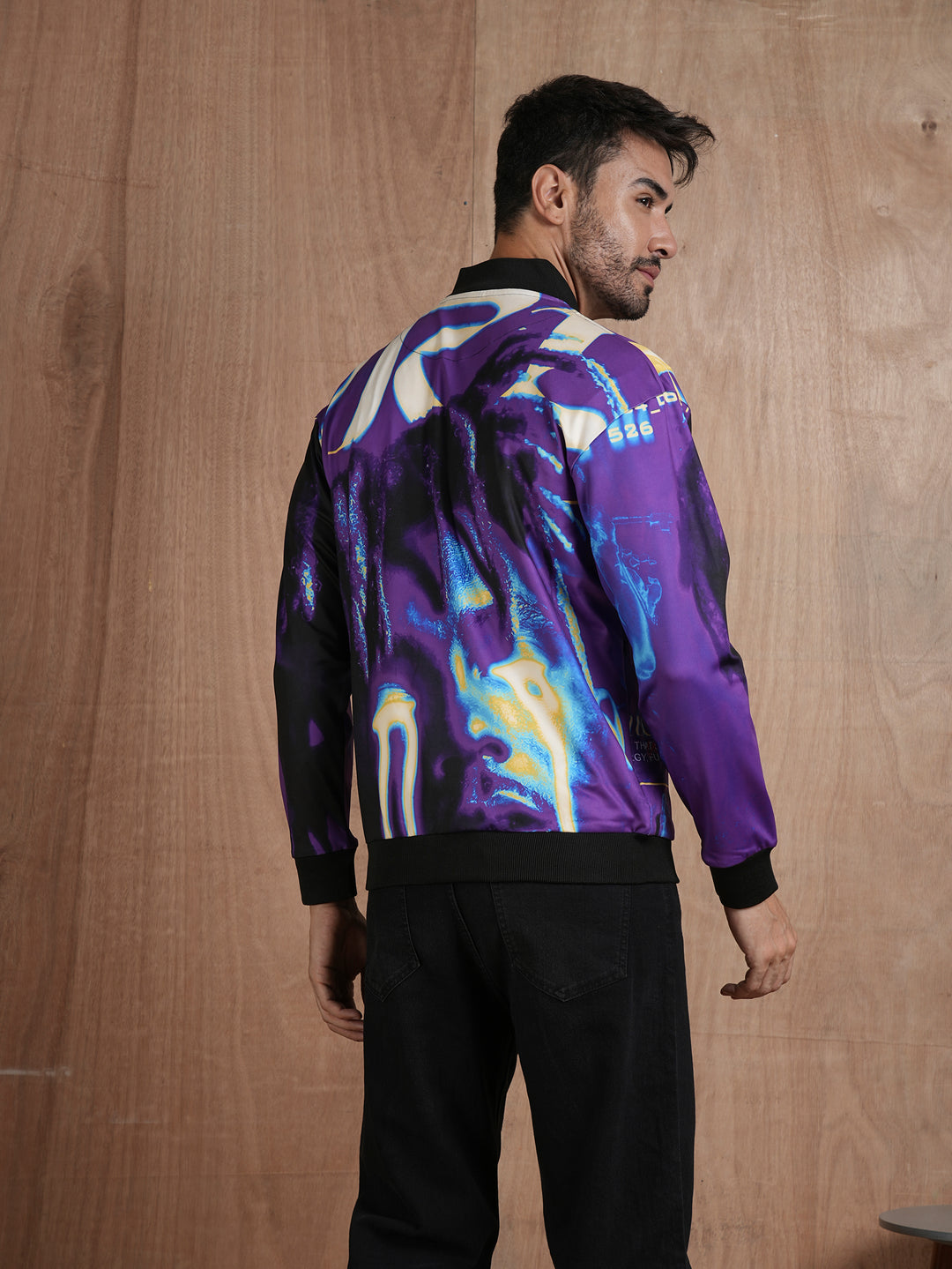 Men Graphic Printed Bomber Jacket