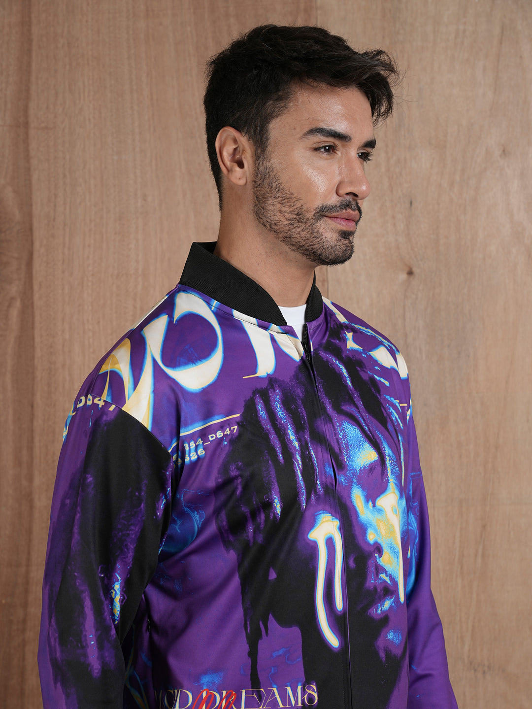 Men Graphic Printed Bomber Jacket