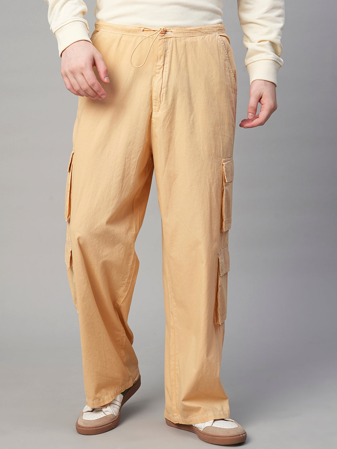 Parachute Pants For Men - Corn Silk