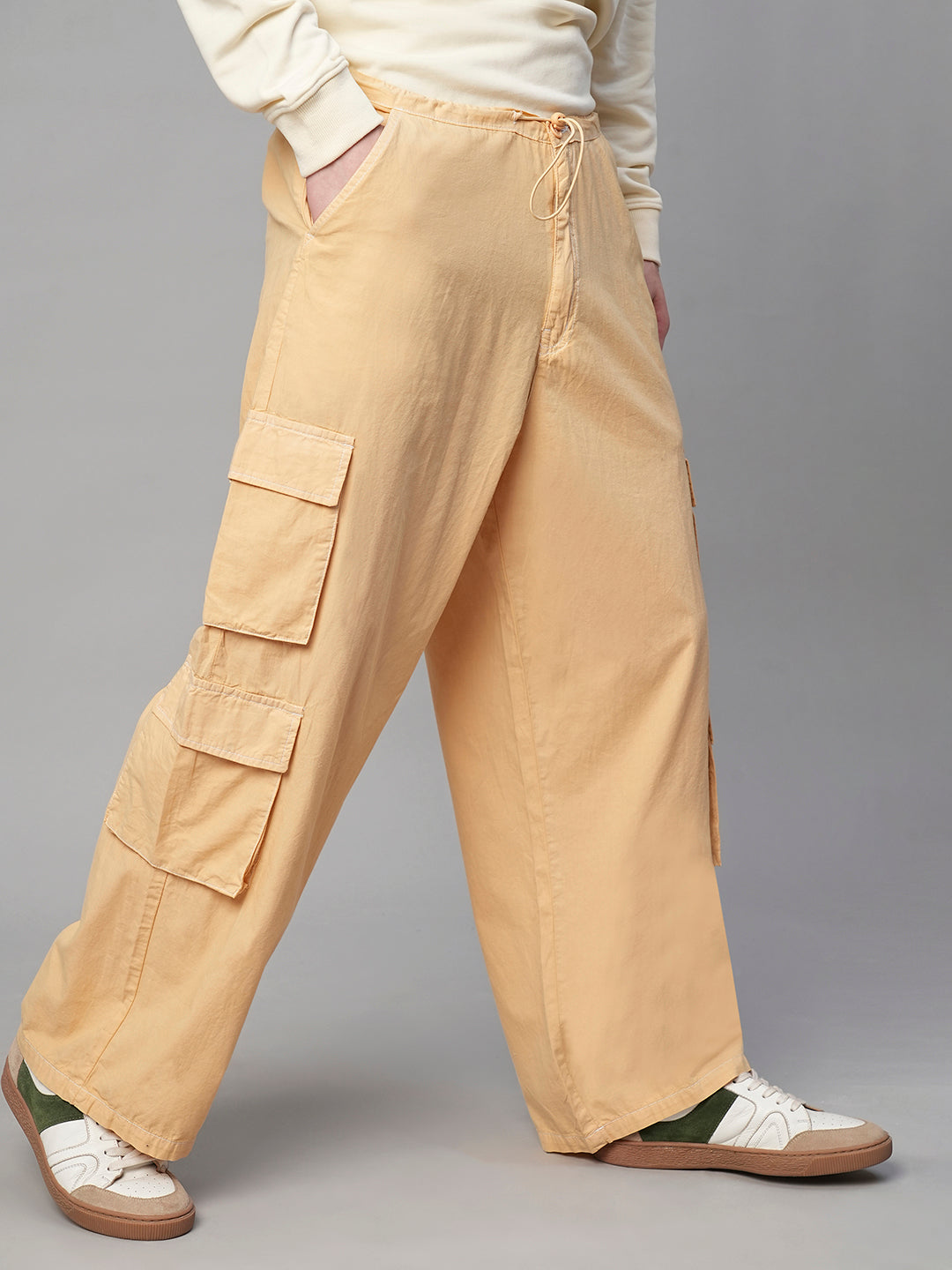 Parachute Pants For Men - Corn Silk