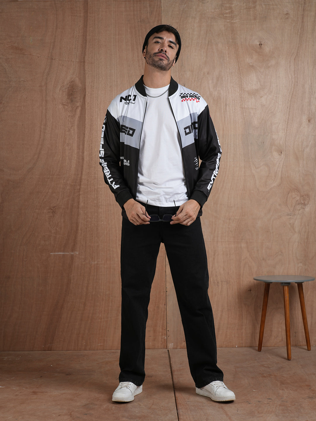 Men Graphic Printed Bomber Jacket