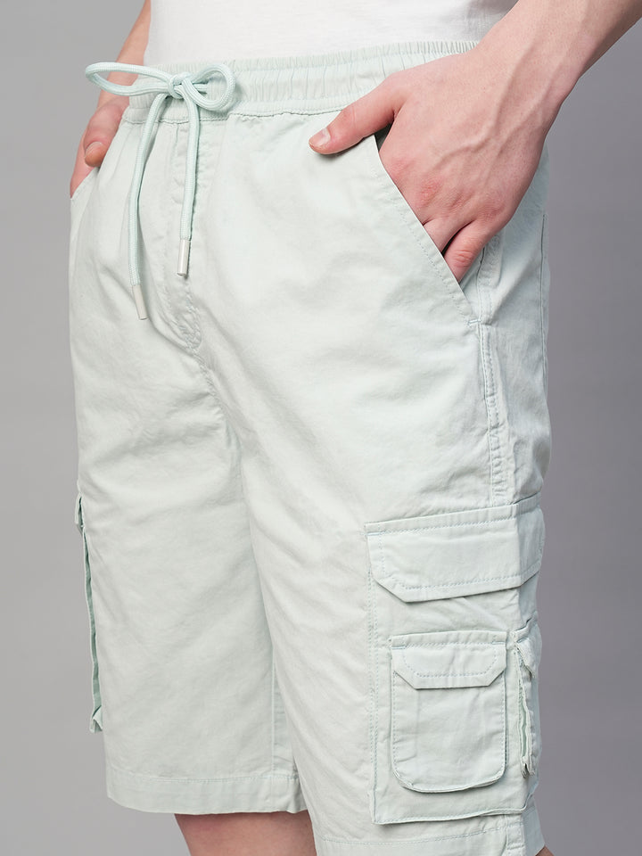 Mens Woven Shorts - Sky Blue