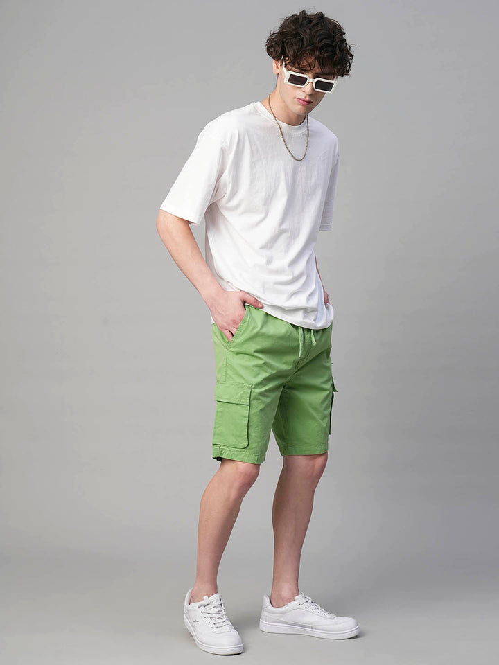 Mens Woven Shorts - Mint Green