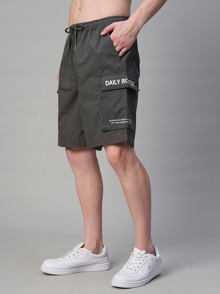 Mens Woven Shorts - Dark Gray