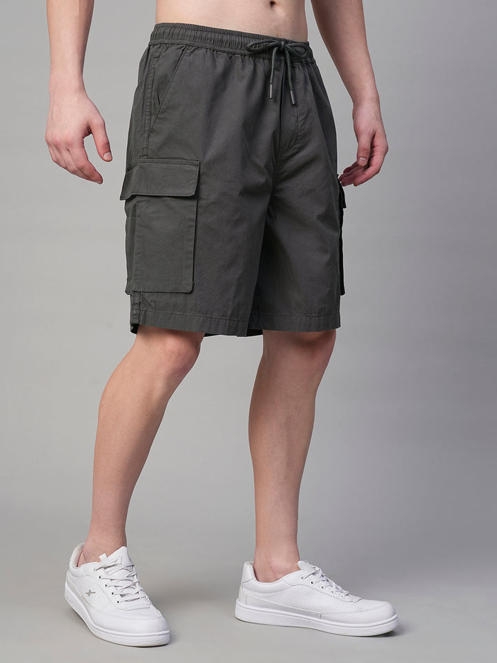 Mens Woven Shorts - Dark Gray