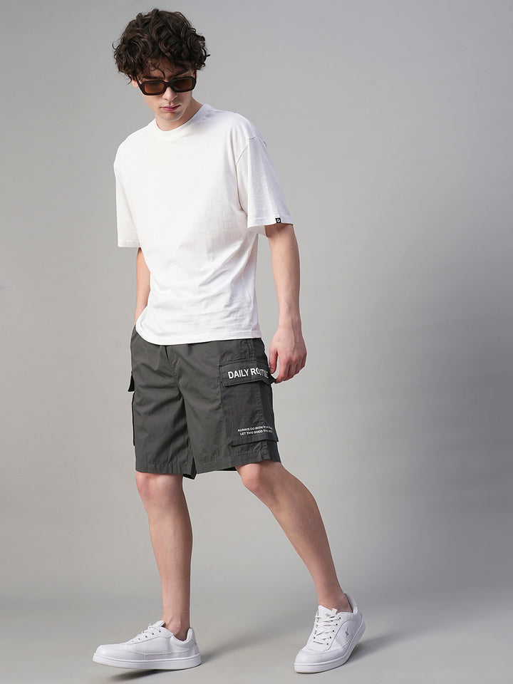 Mens Woven Shorts - Dark Gray