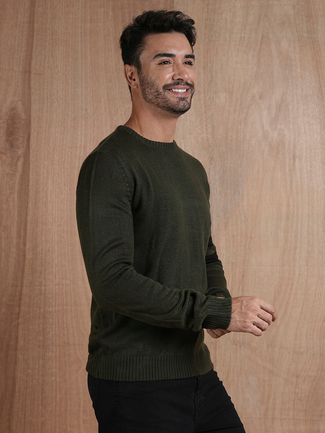 Evergreen Warmth Knitted Men Pullover