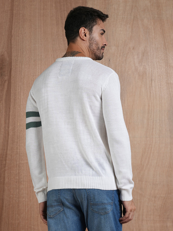 Classic Acrylic Knitted Men Pullover