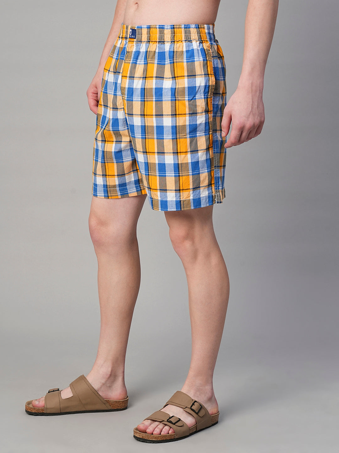 Mens Cotton Boxer - Yellow