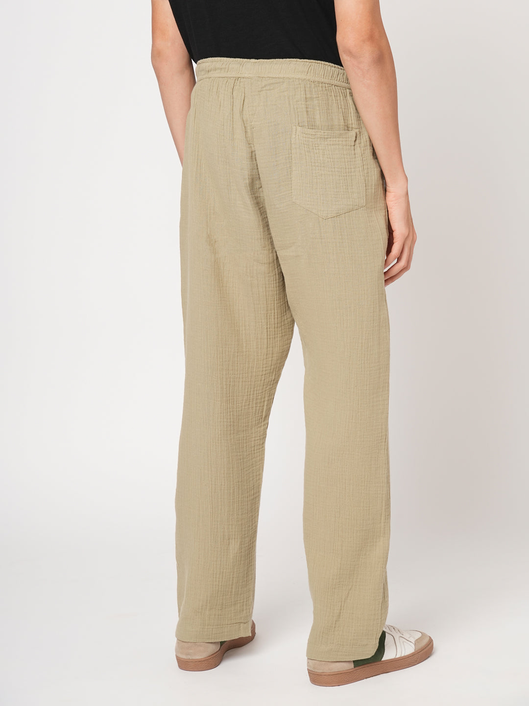 Lounge pant for men solid - Pista Green