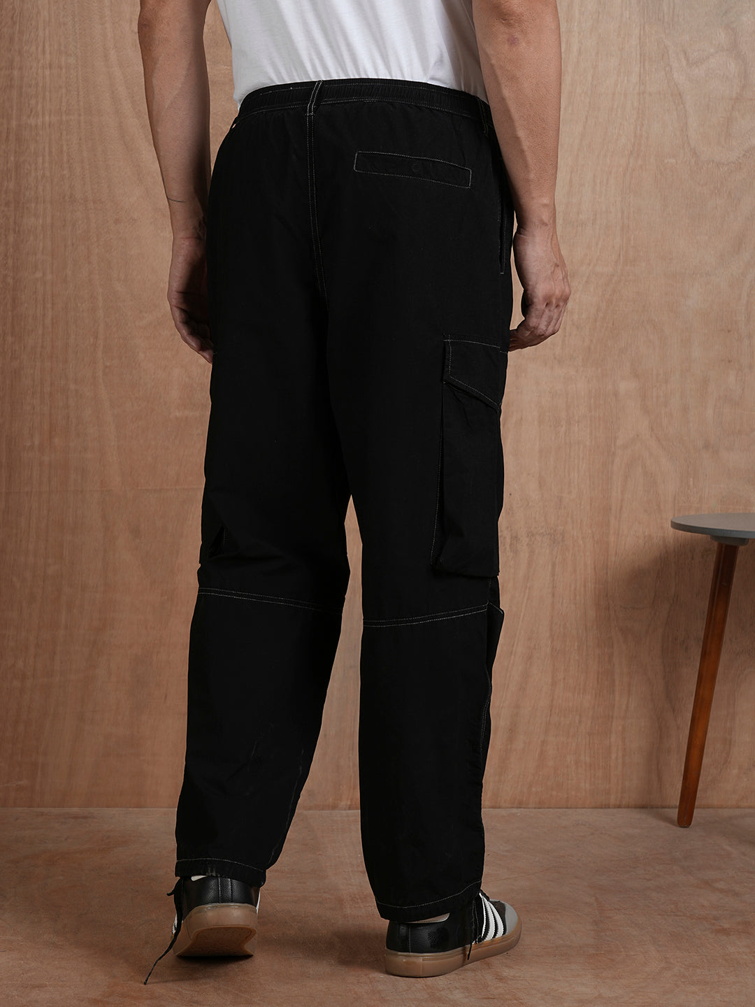 Parachute Pants For Men - Black