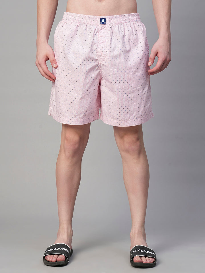 Mens Cotton Boxer - Millennial Pink